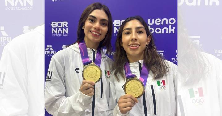 Andrea Zambrano y Zaira Salgado se bañan en oro