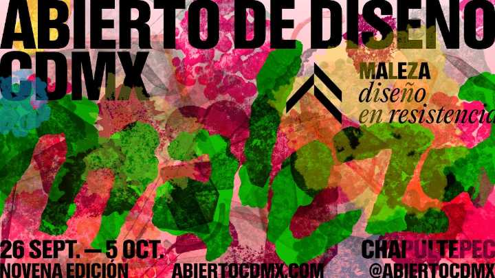 Maleza invade Chapultepec: Regresa el Abierto de Diseño CDMX 2025 con diez días de creatividad y resistencia