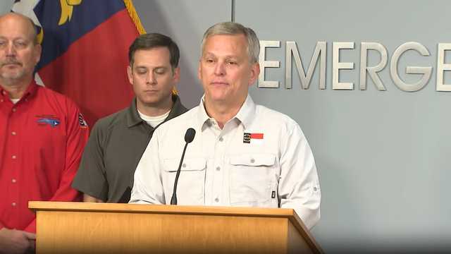 Gov. Stein briefs North Carolina as Hurricane Erin nears