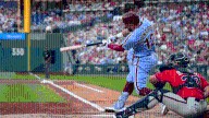 MLB: Kyle Schwarber de los Filis de Filadelfia en su locura de poder se une a Eugenio «Bolibomba» Suárez con cuatro jonrones en un juego