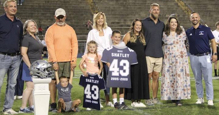 East Burke alum, retired Jacksonville Jaguars NFL star Tyler Shatley's high school jersey retired