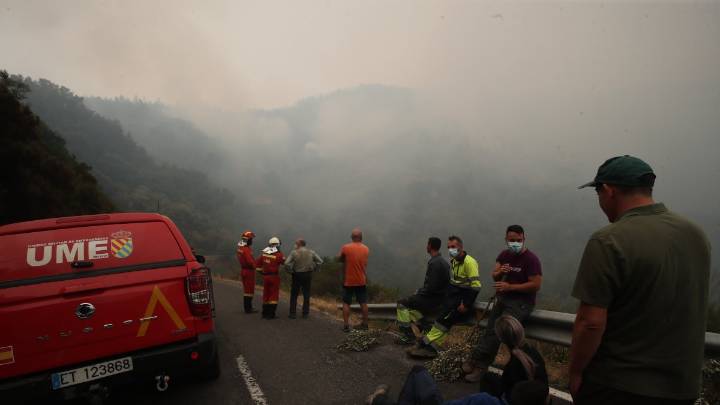Las fotos de Oencia tras el gran incendio