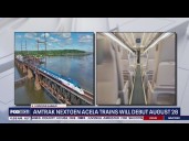 Amtrak NextGen Acela trains will debut August 28