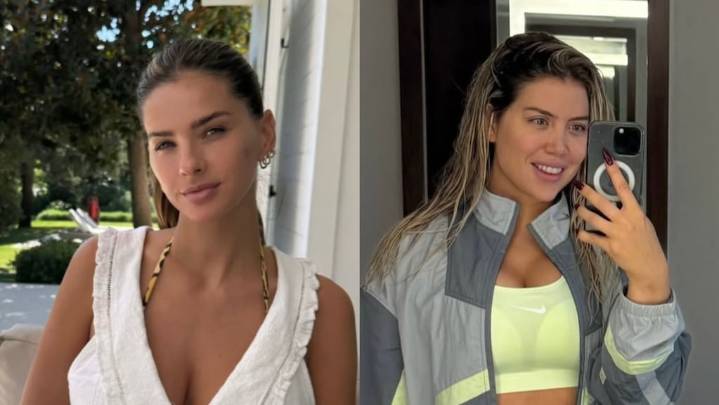 Mauro Icardi fotografió el look de la China Suárez mientras Wanda Nara hizo una selfie con una apuesta sporty