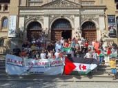 Medio centenar de personas claman en Zaragoza por un Sáhara libre y exigen al Gobierno un mayor compromiso