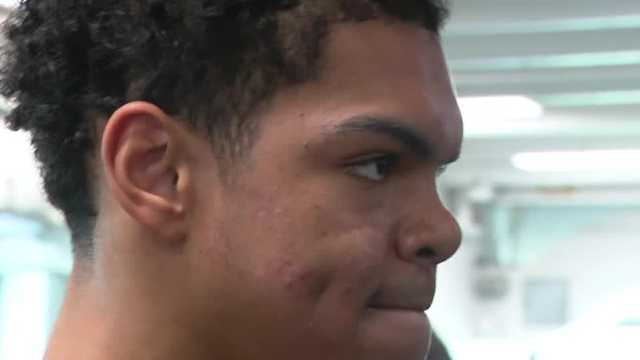 WATCH: Omaha Central football star earns five