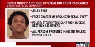 FedEx driver arrested for stealing thousands in merchandise, police say