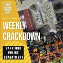 Narcotics and firearms seized in Hartford police's weekly enforcement operation