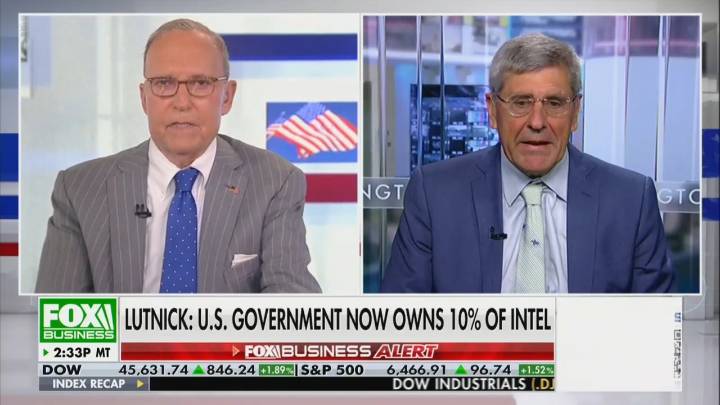Kudlow Slams Trump Nationalizing Part of Intel: ‘Very Uncomfortable With That’