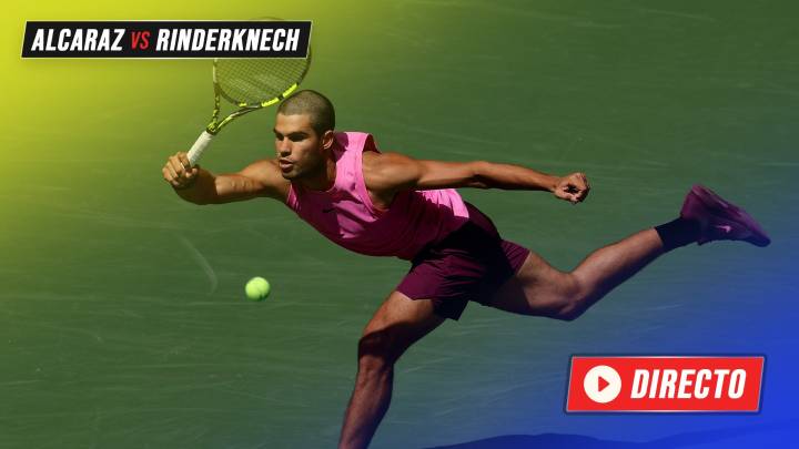 Carlos Alcaraz - Rinderknech en vivo online hoy | Sigue en directo el partido de tenis del US Open 2025