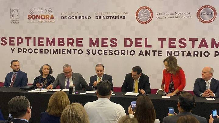 Alfonso Durazo y Colegio de Notarios impulsan programa de fortalecimiento notarial en Sonora