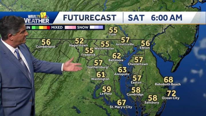 Weather: Sunny and pleasant weekend ahead for Maryland
