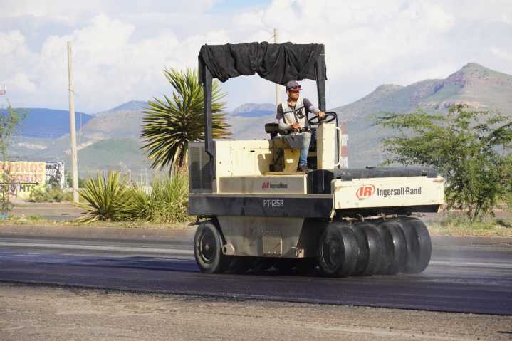 Al 30% de avance de recarpeteo de tramo el R. Almada