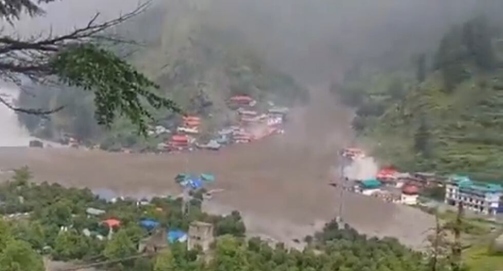Himalaya indio | Uttarakhand | Dharali: Cuatro muertos y 100 desaparecidos tras repentina riada | Pushkar Singh Dhami | Departamento Meteorológico de la India 