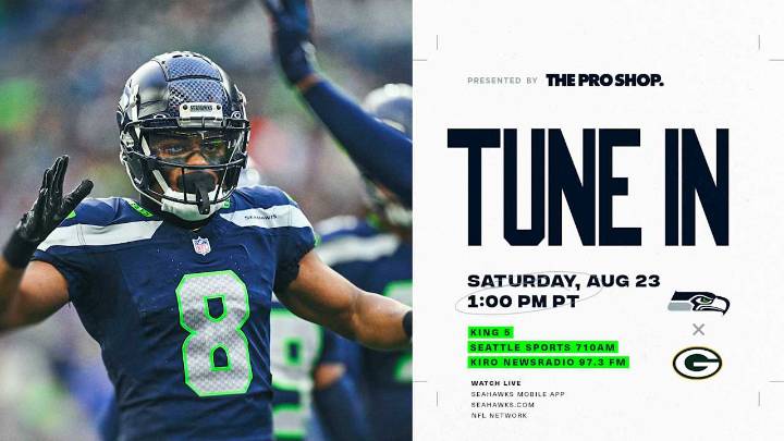Seahawks at Packers: How To Watch, Listen And Follow Preseason Week 3 On Saturday, August 23