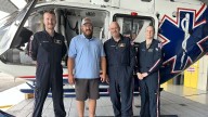 Pennsylvania crash survivor thanks LifeNet 8-1 Air-Medical Team on World Helicopter Day