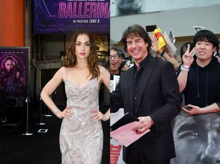 Los paparazzi pillaron a Ana de Armas y a Tom Cruise de la mano