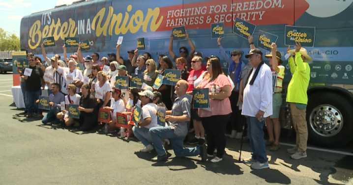 AFL-CIO "Better in a Union" Bus Tour stops in Tucson