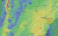Las provincias afectadas. Hay alerta amarilla por viento para este jueves 21 de agosto