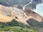 Regent’s Slide stabilization effective, repairs advance at Highway 1 site