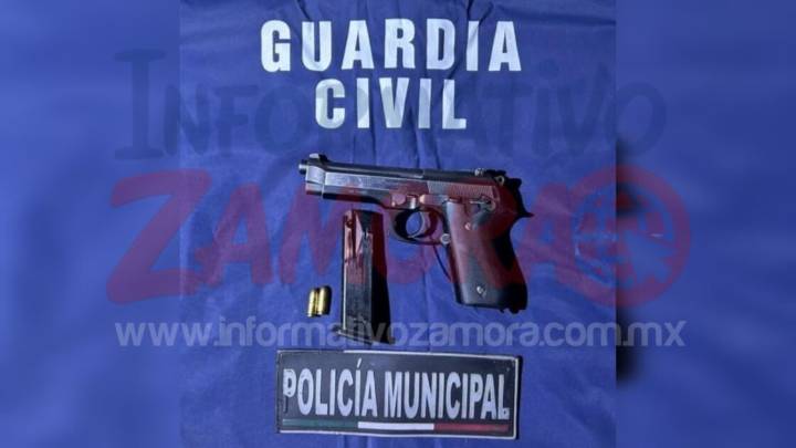 Detienen a hombre en posesión de un arma de fuego