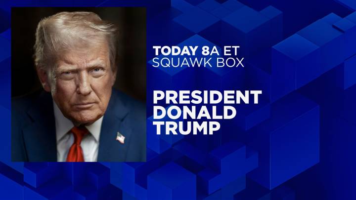 President Donald Trump to join 'Squawk Box' at 8 a.m. ET