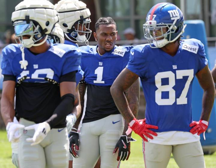 Malik Nabers, Cam Skattebo return to Giants practice