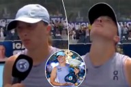 Iga Swiatek interview takes awkward turn after win