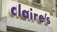 Which Claire's locations are closing in Virginia?