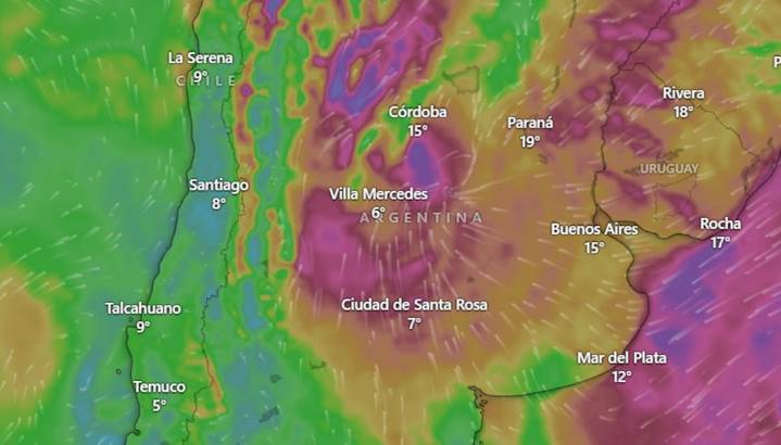 Este año cae "puntual". Cuándo llega la tormenta de Santa Rosa, según el último pronóstico del tiempo