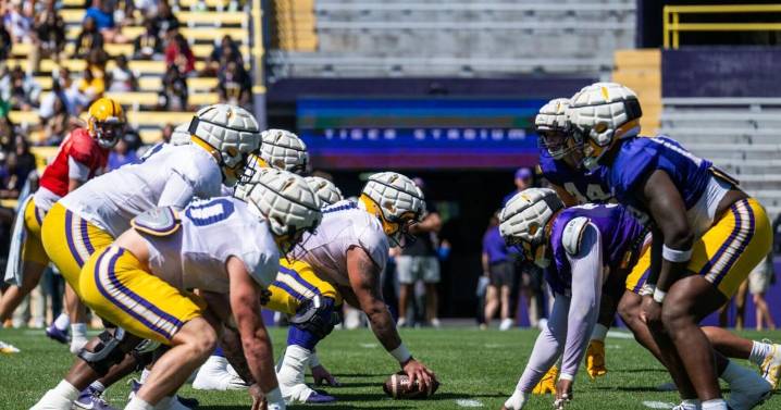 LSU football, Brian Kelly on offensive line competitions