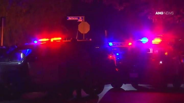 Pursuit suspect accused of assault barricades himself in Tarzana home