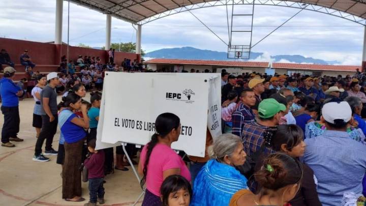 Jornada electoral extraordinaria transcurre en calma y con todas las casillas instaladas en Pantelhó, Chiapas