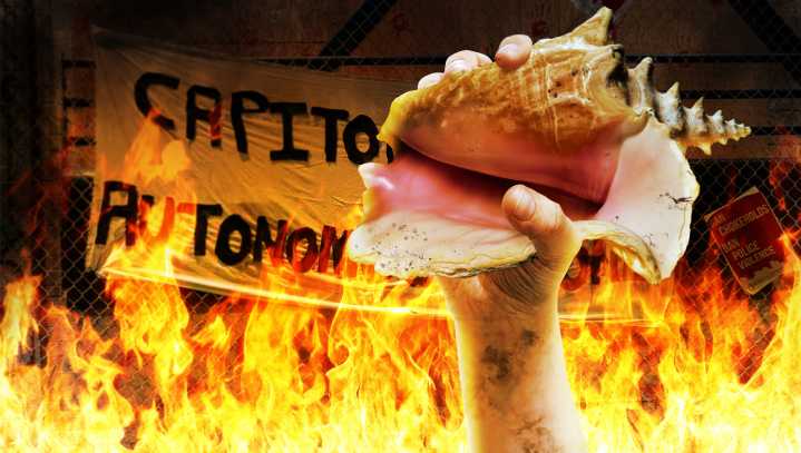 Well, This Can't Be Good: A War Just Broke Out In CHAZ Over Who Gets To Hold The Conch Shell