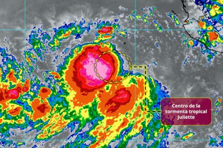 Se forma la tormenta tropical “Juliette”