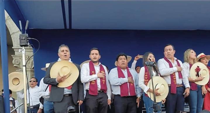 Proselitismo no faltó en las fiestas de Arequipa