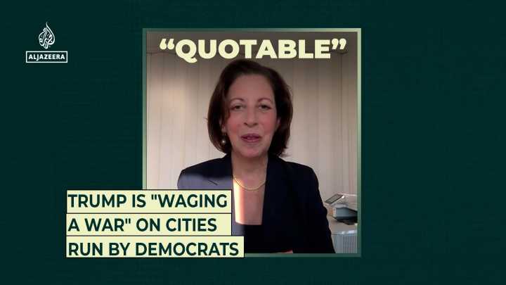 Trump is “waging a war on Democratic