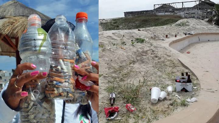 “Limpieza al atardecer”: invitan a recolectar colillas en Playa Miramar, Tamaulipas