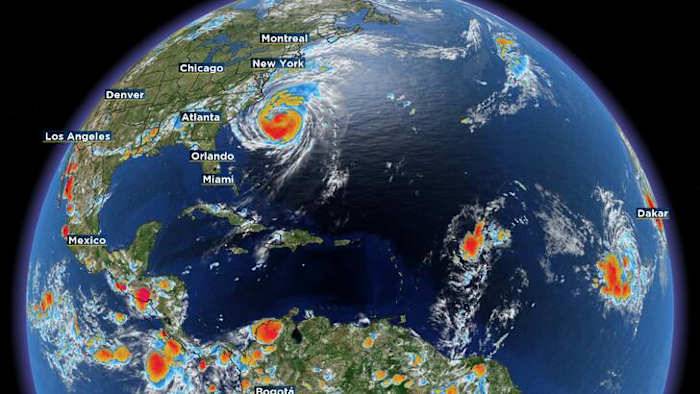 High chance for tropical development behind Hurricane Erin