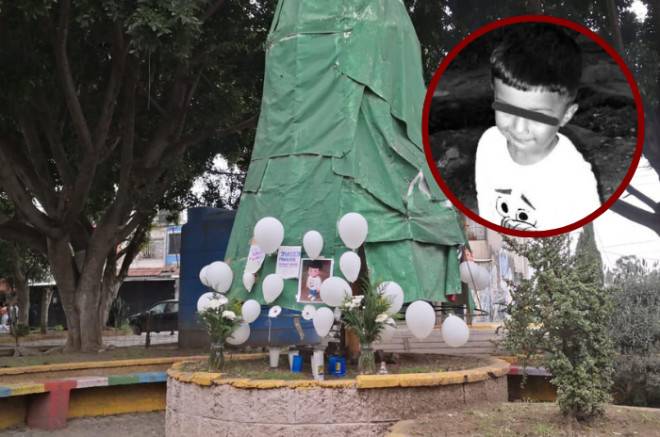 #Video: Vecinos y familiares colocan altar y exigen justicia por el asesinato de Fernandito en #Edoméx