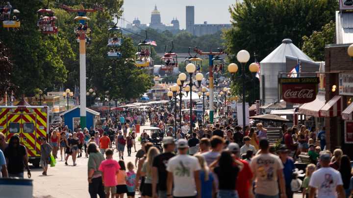 2025 Iowa State Fair sees high opening day attendance despite rain