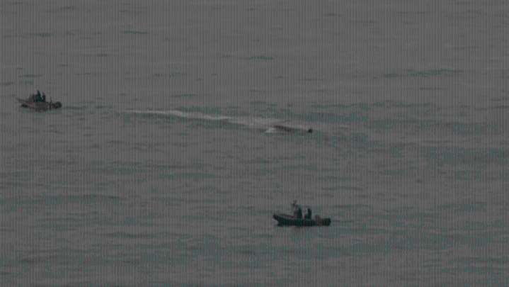 Vessel overturns off La Jolla coast