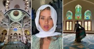 En fotos, las claves del look de la China Suárez para visitar una mezquita en Estambul