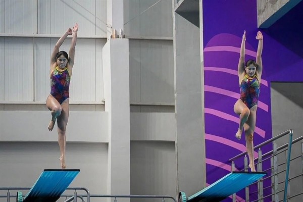 Ganan gemelas Mía y Lía Cueva el Oro en Panamericanos Jr.