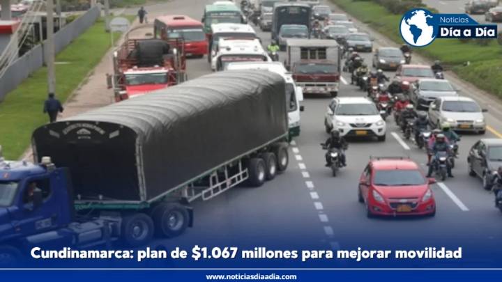 Cundinamarca: $1.067 millones para mejorar movilidad durante los próximos 15 años