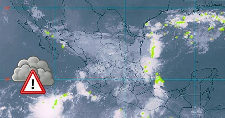 Onda tropical 25 azotará con lluvias intensas a gran parte de México