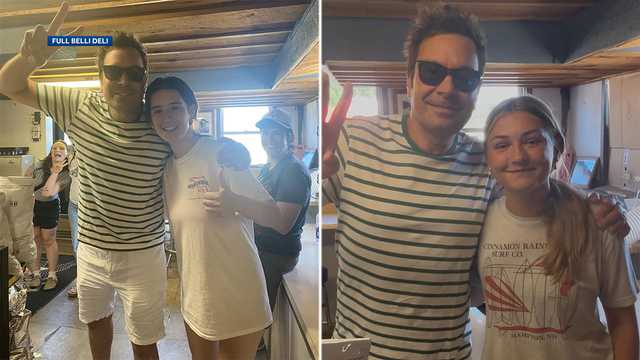 Jimmy Fallon seen at Lakes Region deli