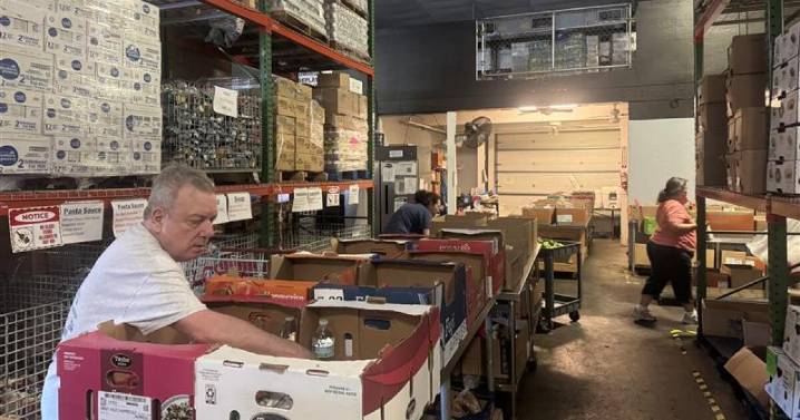 Local food bank has enough food, but not enough volunteers to distribute it