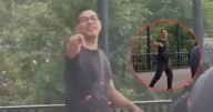 "Una lana o te vas": Extorsionador amenaza a la luz del día en el Bosque de Chapultepec (VIDEO)