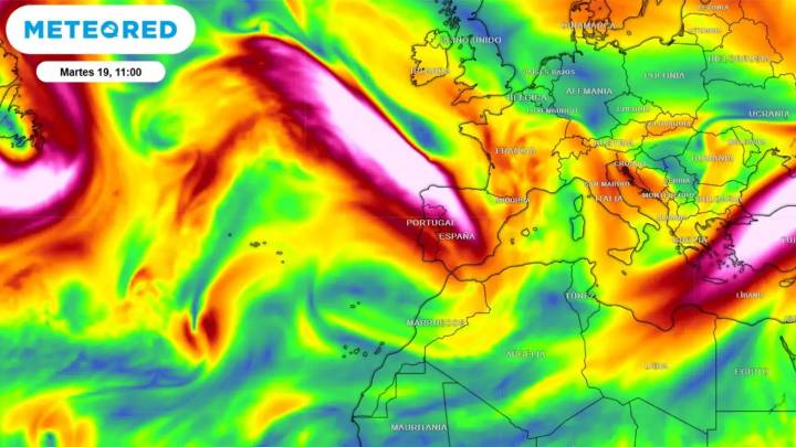 Chorro polar en Aragón y en pocas horas: desplome de temperaturas en varias zonas